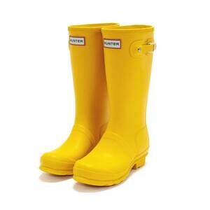 NEW HUNTER girls original rain boots in yellow